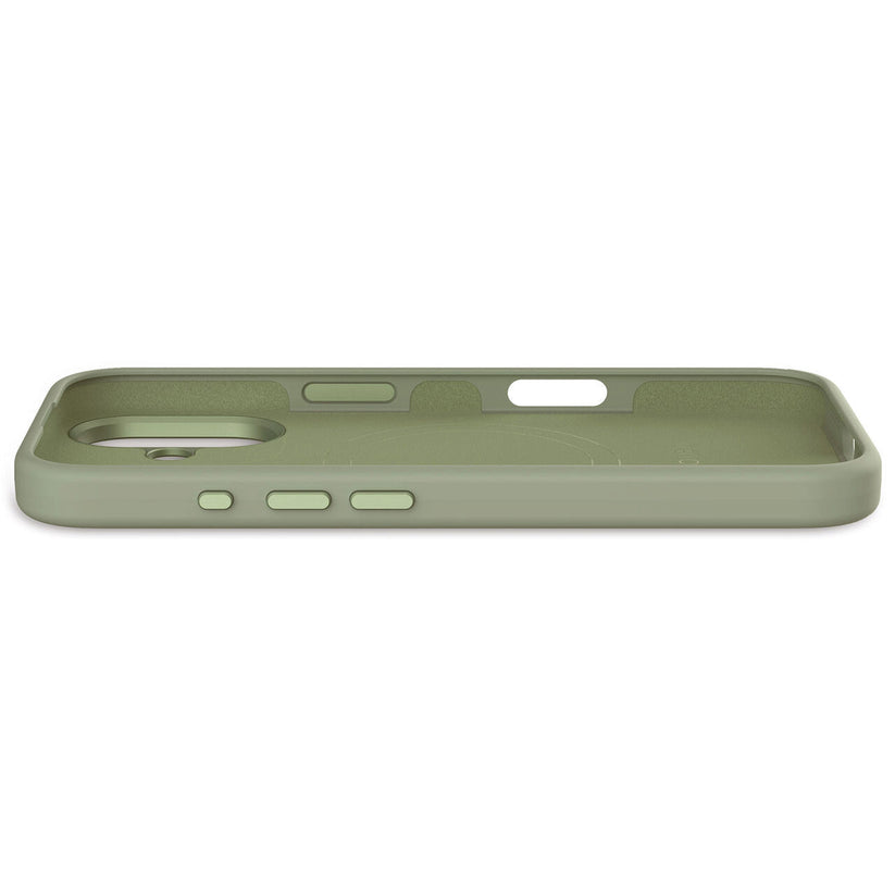 Husa de protectie DECODED din silicon pentru iPhone 16, Verde
