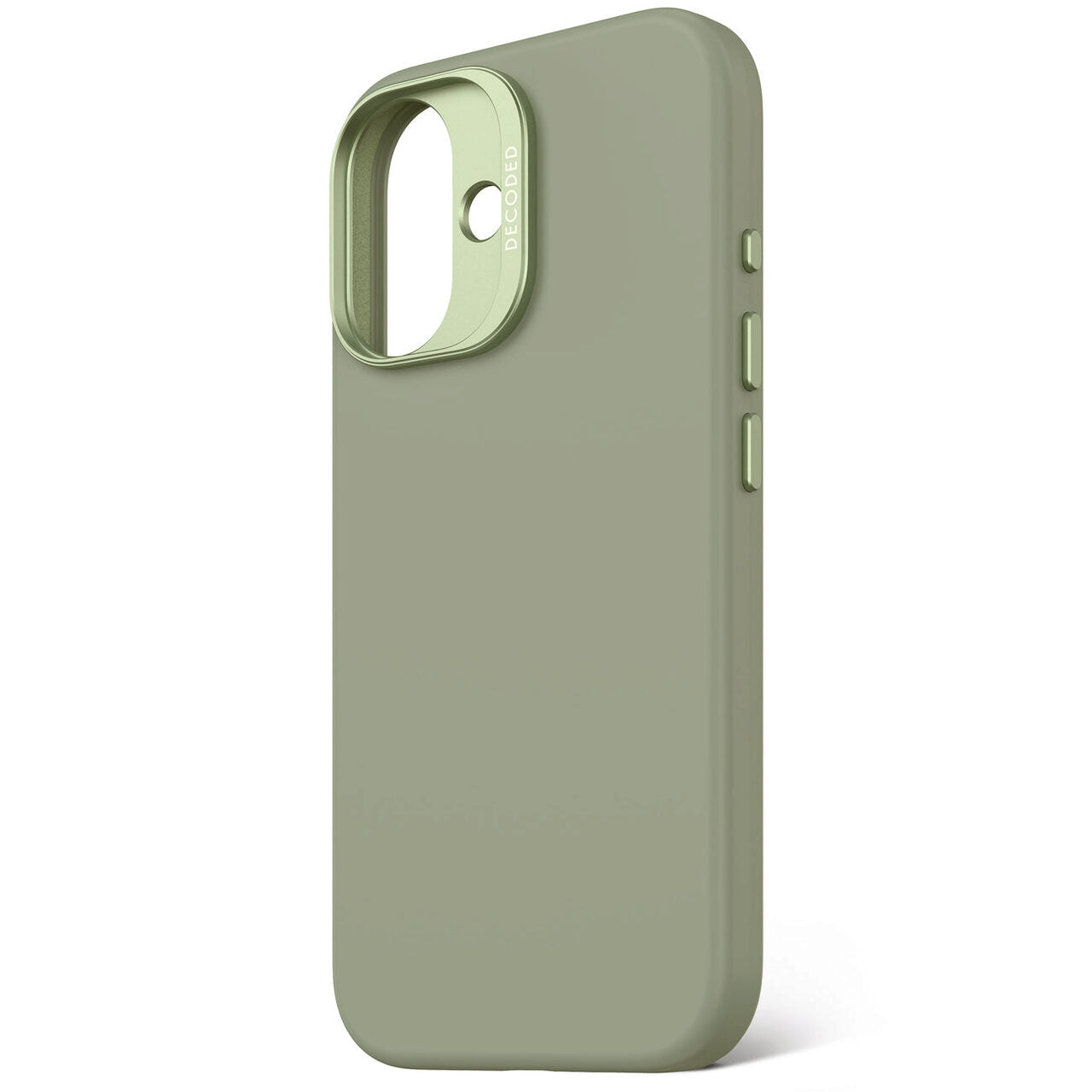 Husa de protectie DECODED din silicon pentru iPhone 16, Verde