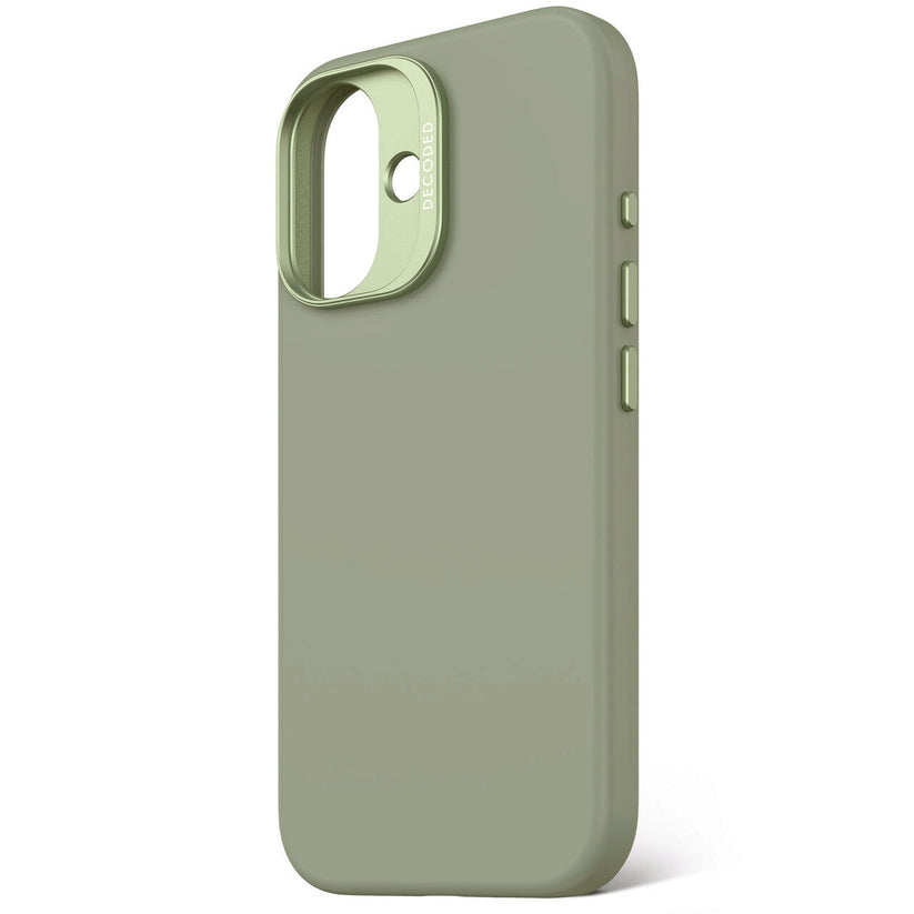 Husa de protectie DECODED din silicon pentru iPhone 16, Verde