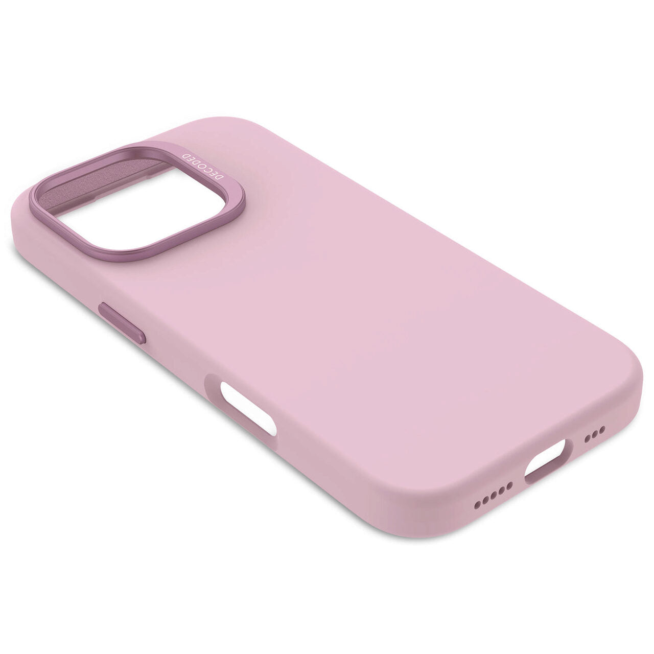 Husa de protectie DECODED din silicon pentru iPhone 16 Pro, Mov deschis