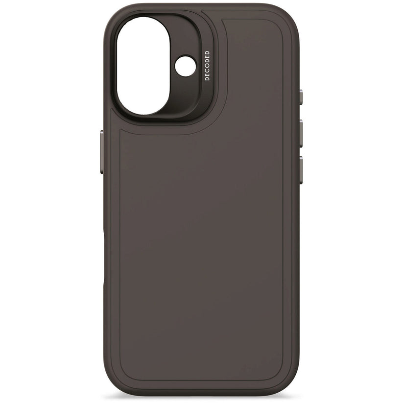 Husa de protectie DECODED din silicon pentru iPhone 16 Plus, Negru