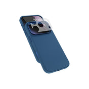 Epico SolidWoven Pro Mag+ Case iPhone 17 Pro Max/18 Pro Max Qi2 & MagSafe compatible - blue - blue (camera island protector)
