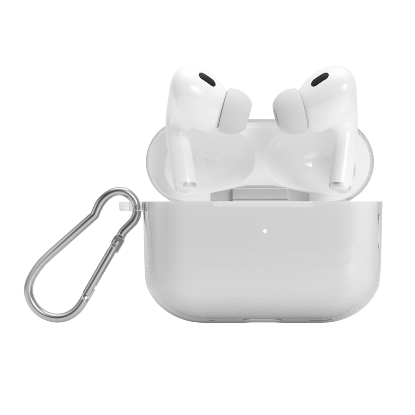 Футрола силиконска Next One за AirPods Pro 2, транспарентна