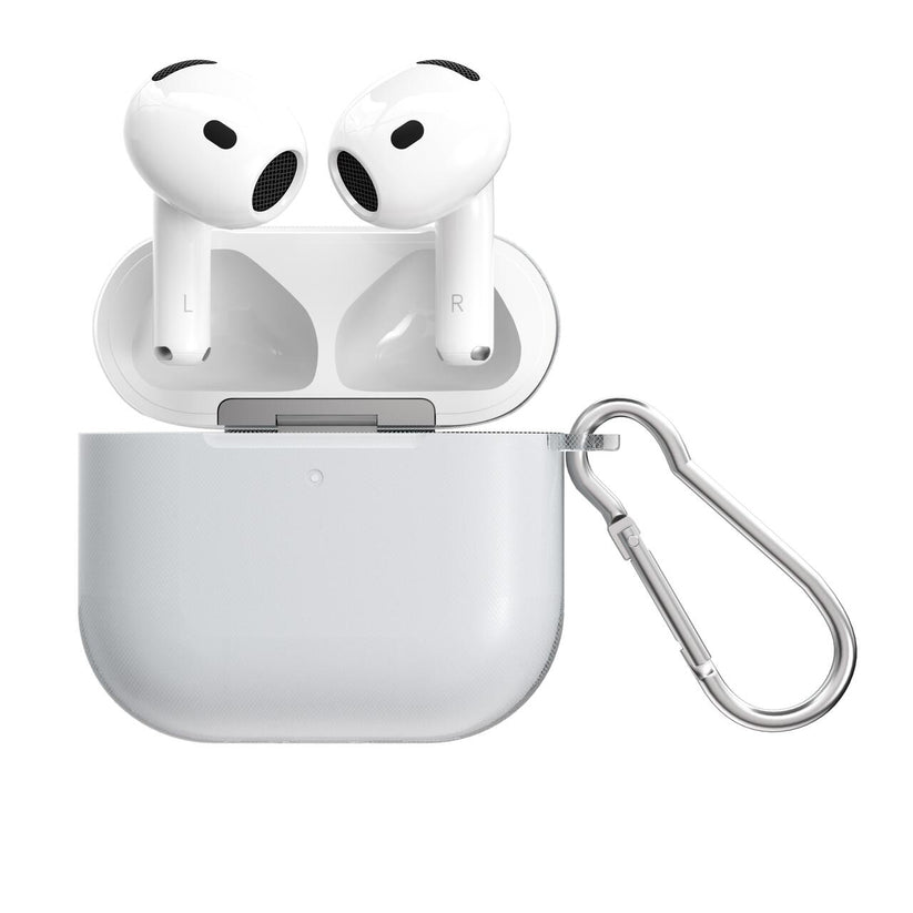 Футрола силиконска Next One за AirPods 4, транспарентна