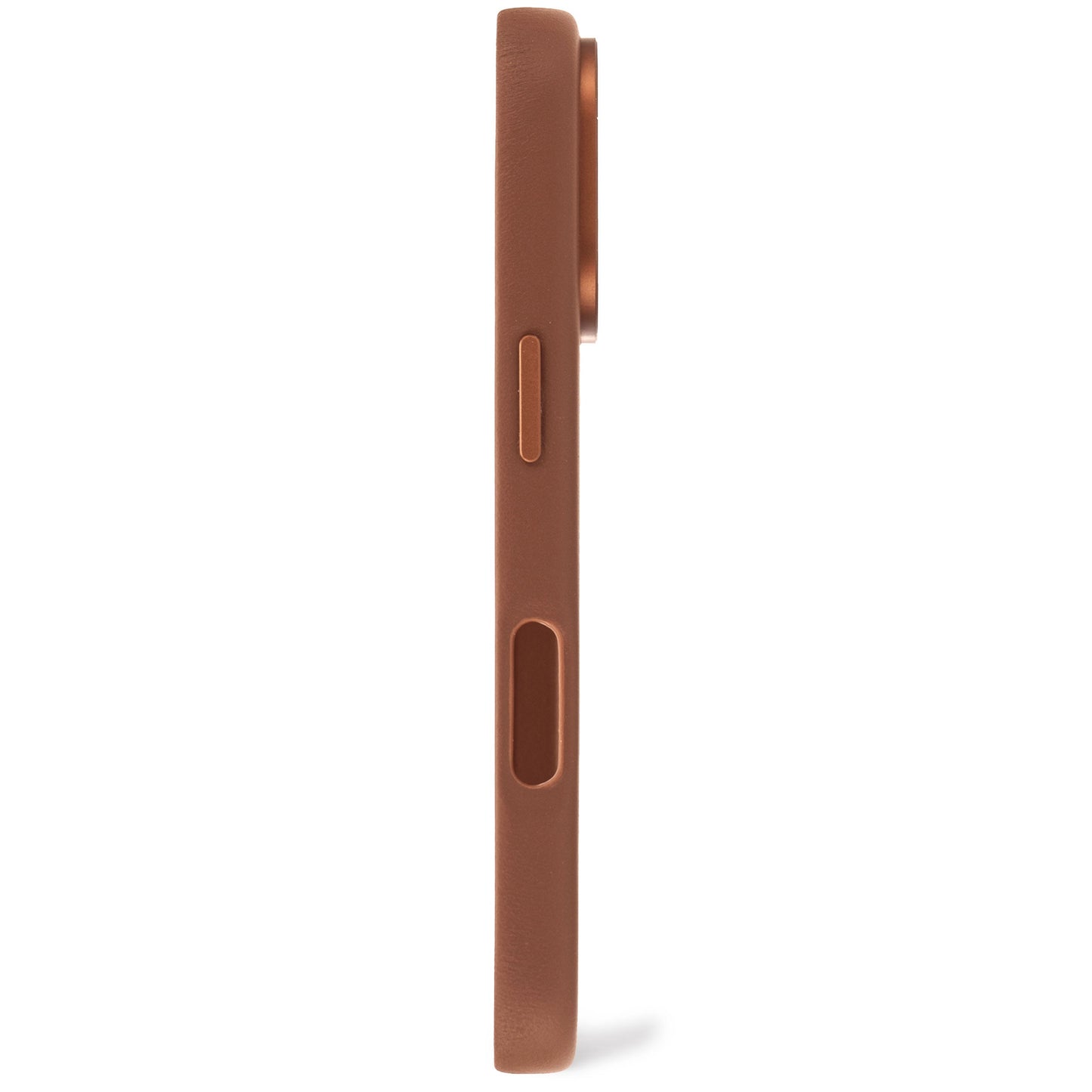 DECODED Leather Backcover for iPhone 16 - Tan Brown