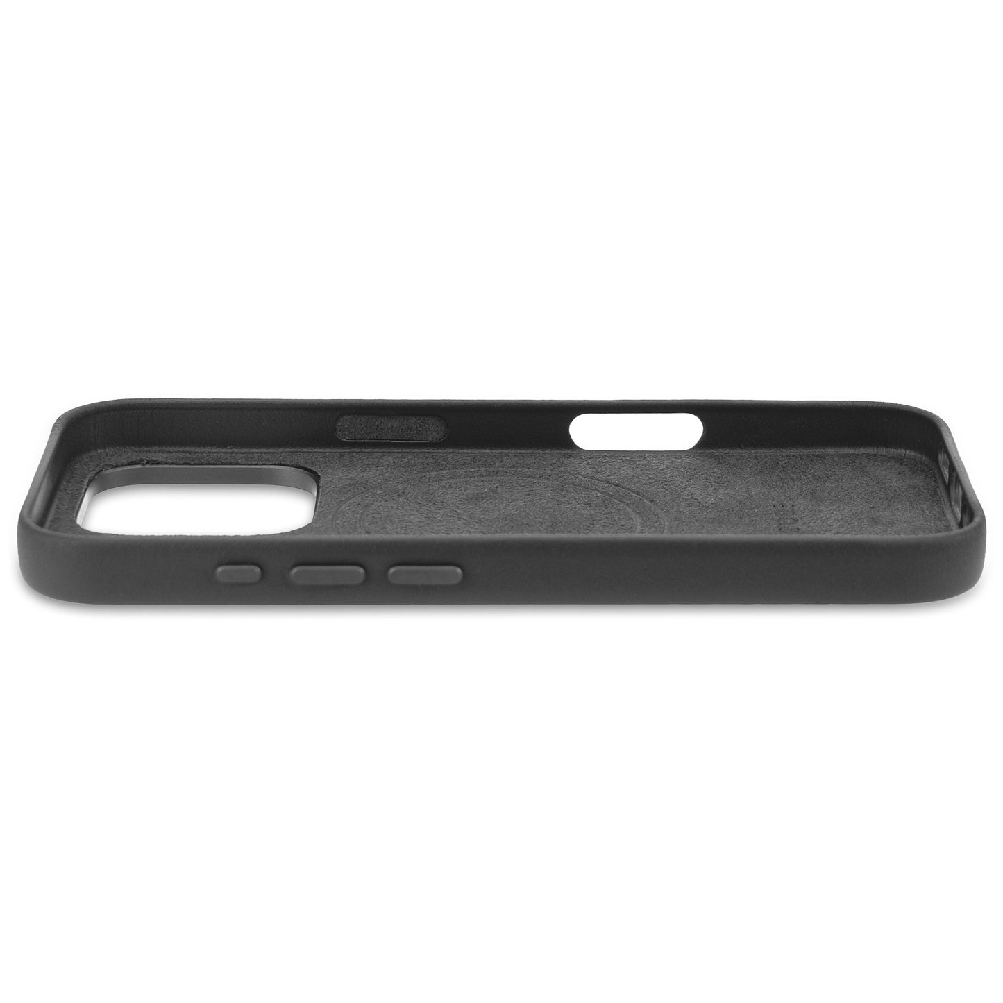 DECODED Leather Backcover for iPhone 16 Pro - Black