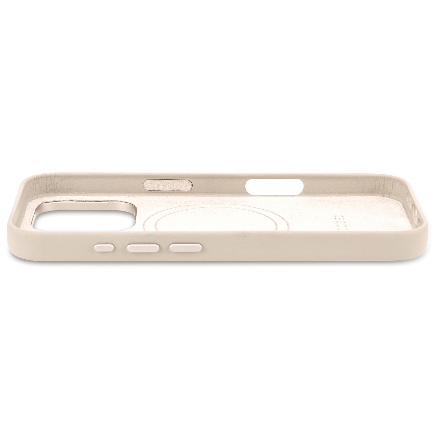 DECODED Leather Backcover for iPhone 16 Pro - Clay Beige