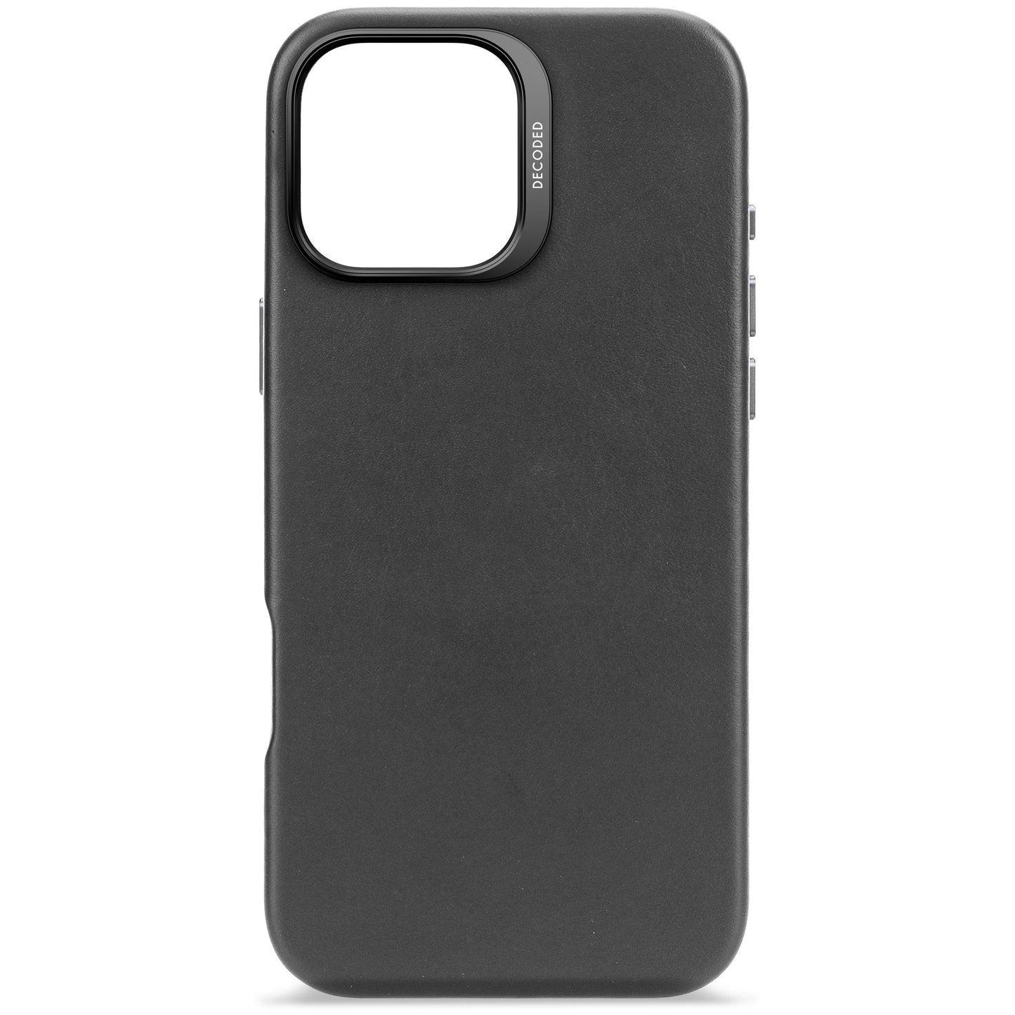 DECODED Leather Backcover for iPhone 16 Pro Max - Black