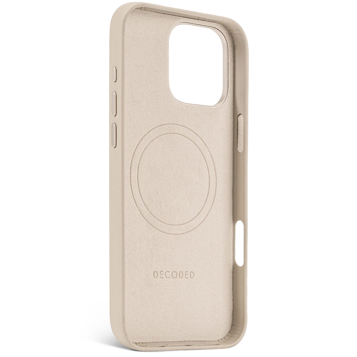 DECODED Leather Backcover for iPhone 16 Pro Max - Clay Beige