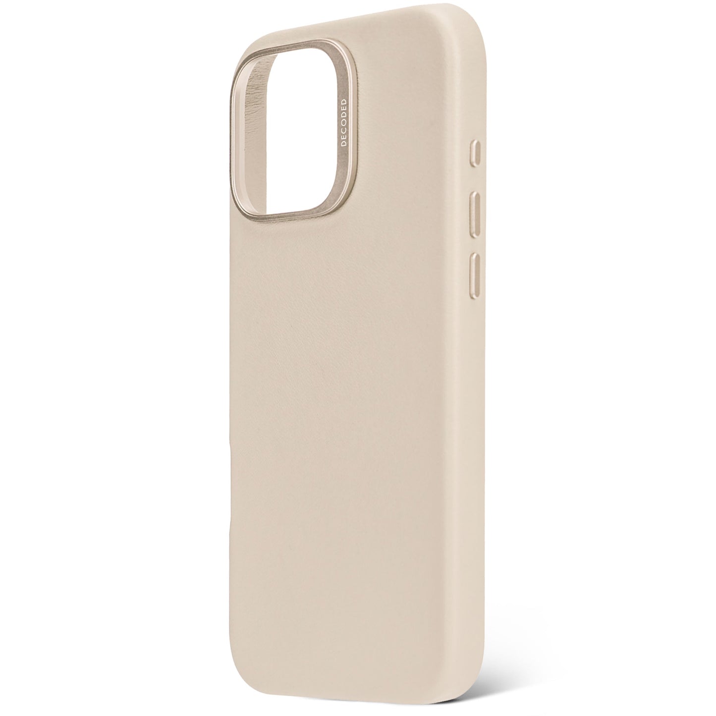 DECODED Leather Backcover for iPhone 16 Pro Max - Clay Beige