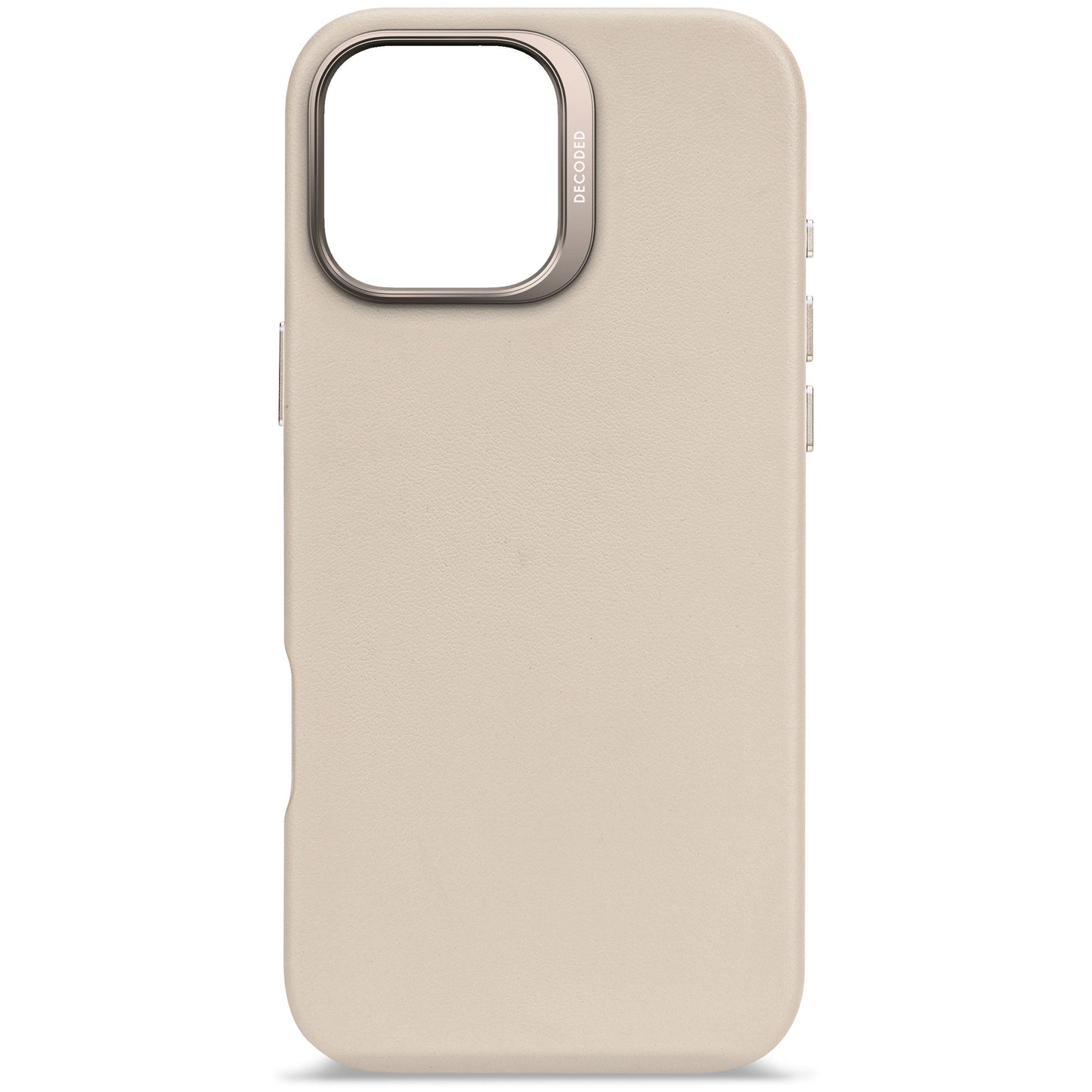 DECODED Leather Backcover for iPhone 16 Pro Max - Clay Beige