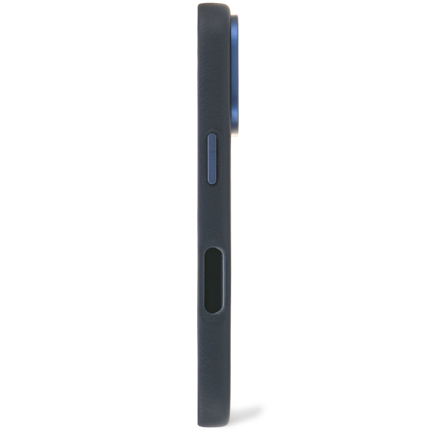DECODED Leather Backcover for iPhone 16 Pro Max - Navy Blue