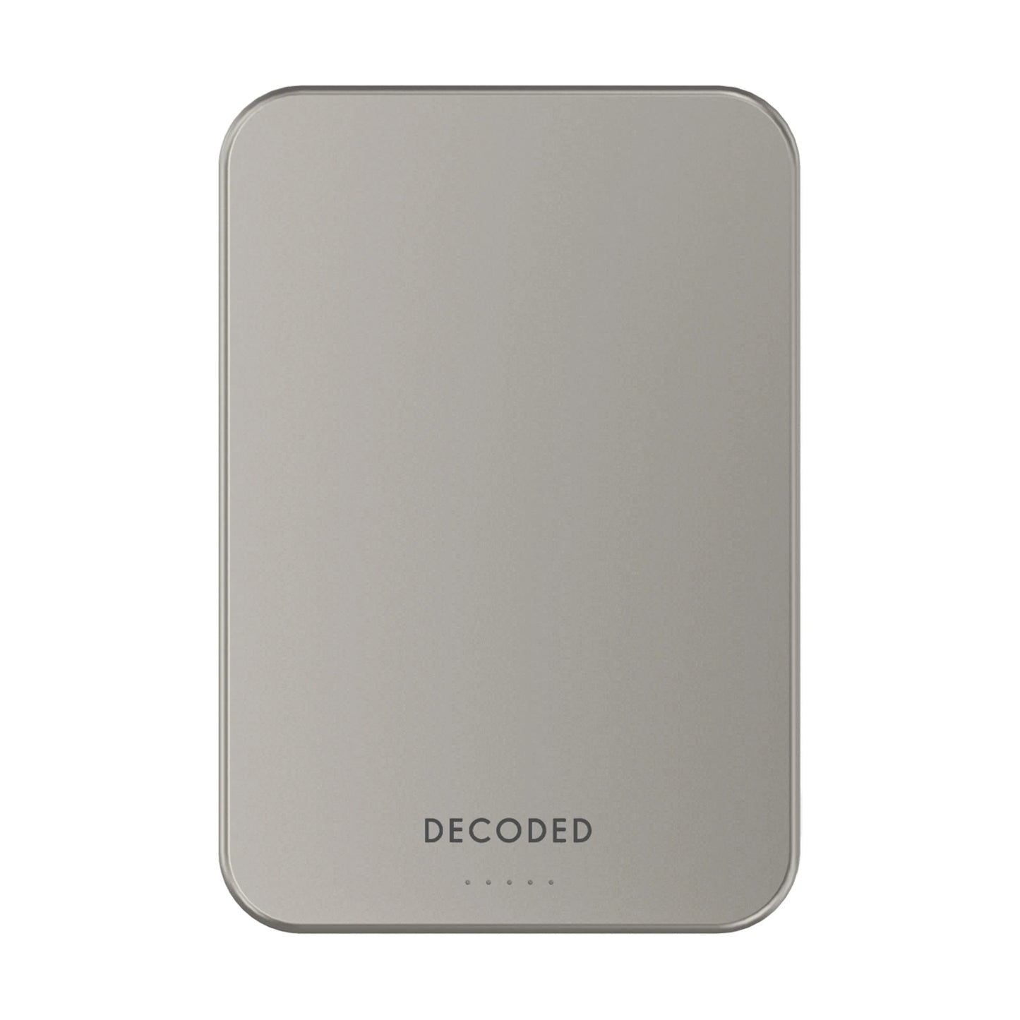 Decoded Ultra Slim Qi2 Wireless Powerbank 10.000 MaH - Titanium - iSTYLE.mk