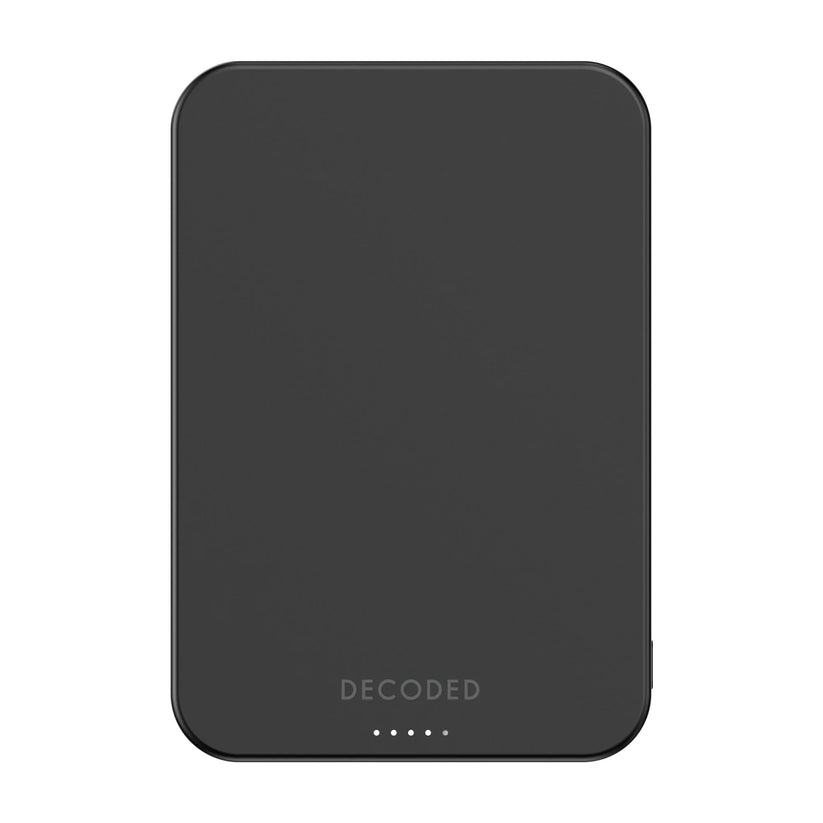 Decoded Ultra Slim Qi2 Wireless Powerbank 5000 MaH - Black - iSTYLE.mk