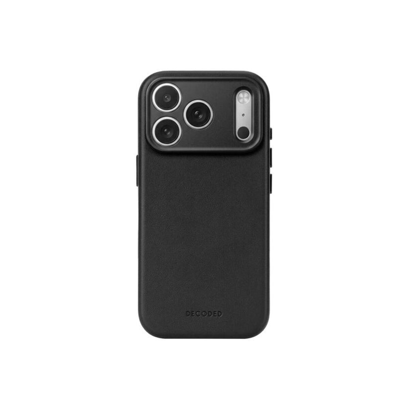 DECODED Кожна футрола за iPhone 18 Pro | Black