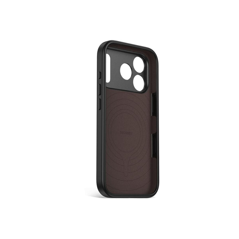 DECODED Антимикробна силиконска футрола за iPhone 18 Pro | Black