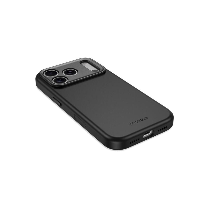 DECODED Антимикробна силиконска футрола за iPhone 18 Pro | Black