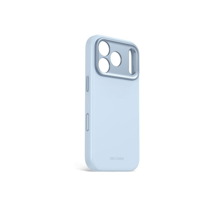 DECODED Антимикробна силиконска футрола за iPhone 18 Pro | Light Blue