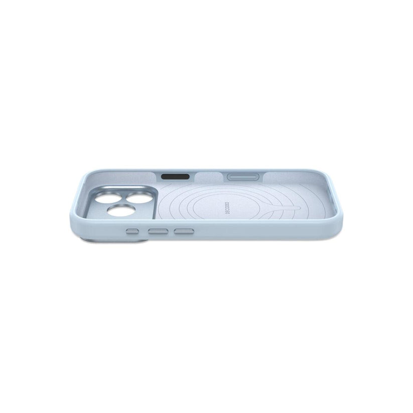 DECODED Антимикробна силиконска футрола за iPhone 18 Pro | Light Blue