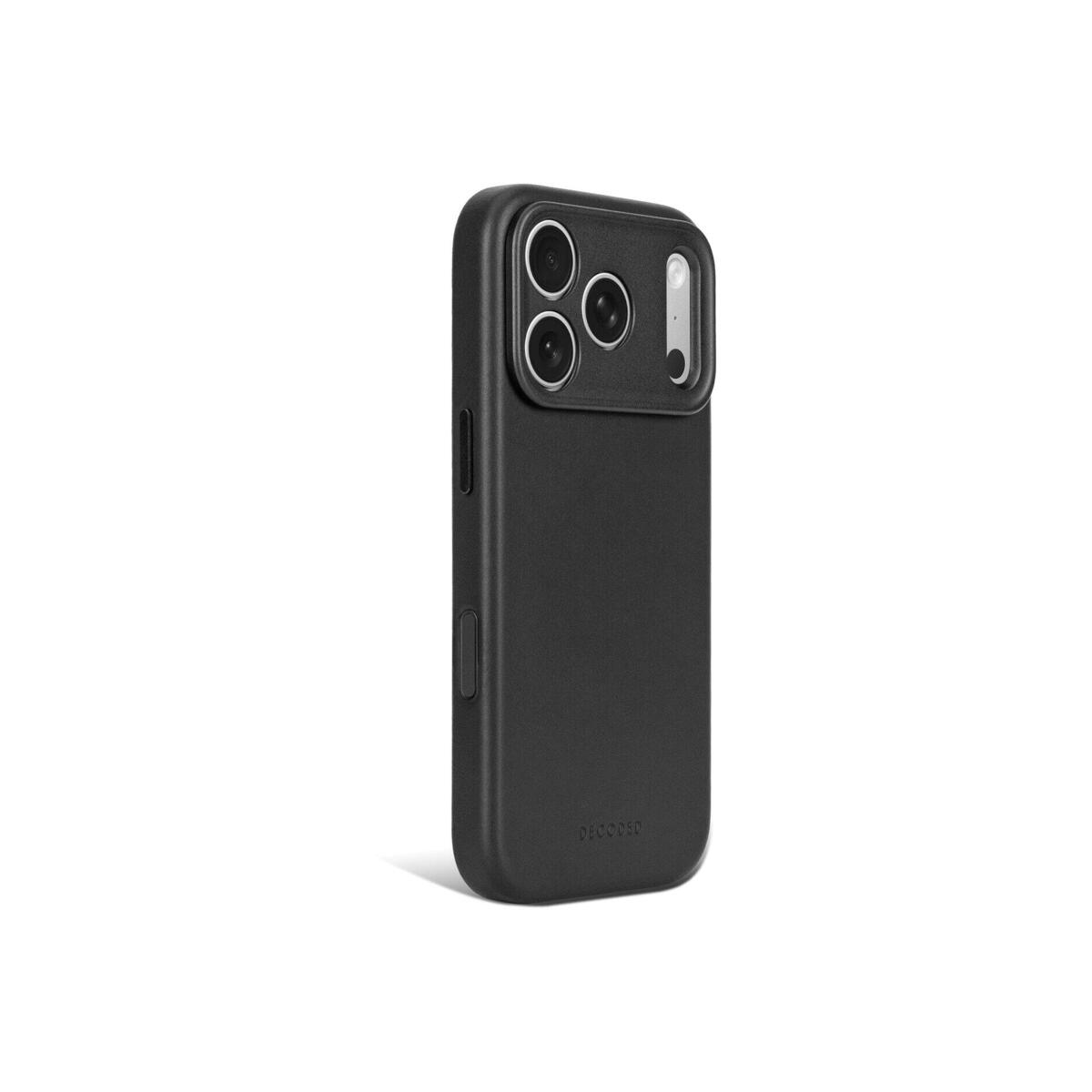DECODED Кожна футрола за iPhone 18 Pro Max | Black