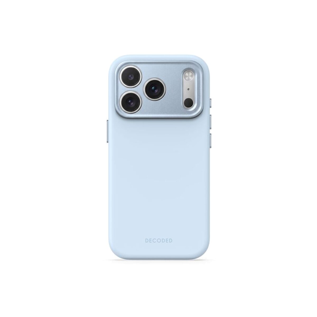 DECODED Антимикробна силиконска футрола за iPhone 18 Pro Max | Light Blue