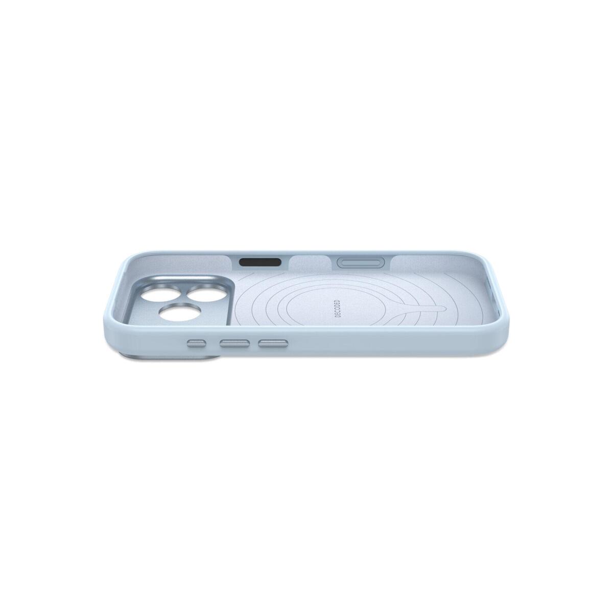 DECODED Антимикробна силиконска футрола за iPhone 18 Pro Max | Light Blue