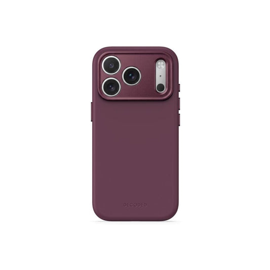 DECODED Антимикробна силиконска футрола за iPhone 18 Pro Max | Plum