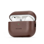 Decoded Leather Case For Apple AirPods Pro 3, Brown