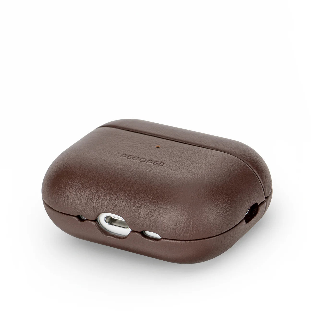 Decoded Leather Case For Apple AirPods Pro 3, Brown