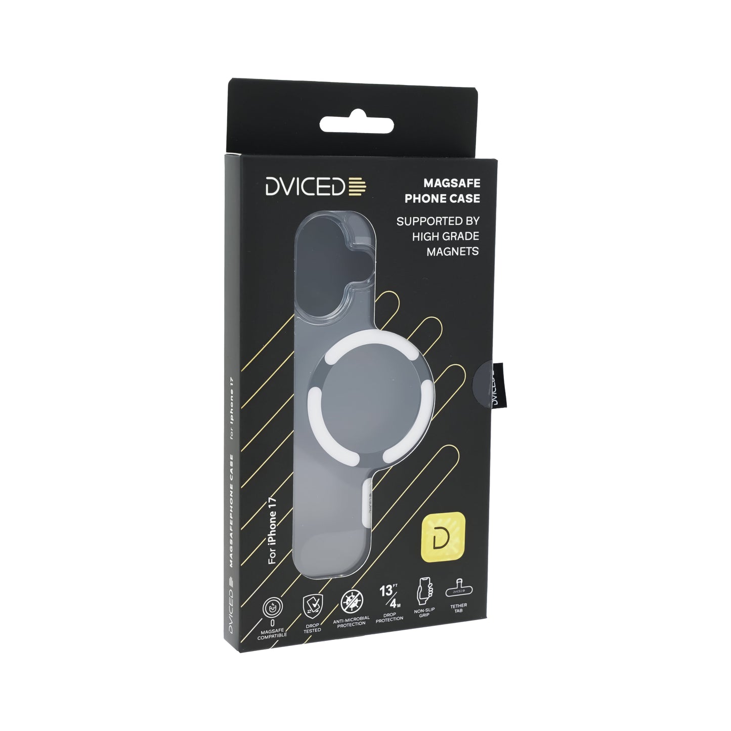 Dviced MagSafe iPhone 17 clear case - White