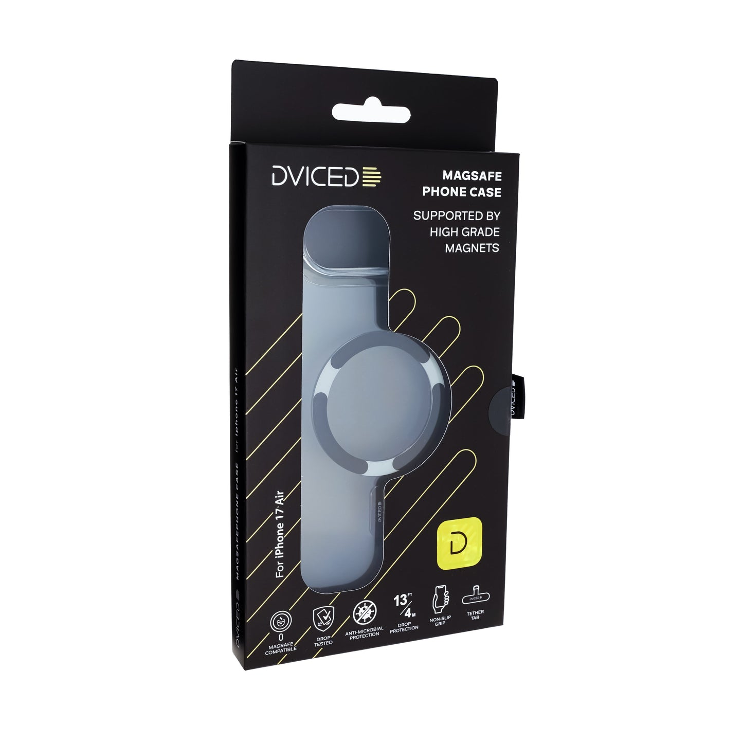 Dviced MagSafe iPhone 17 Air clear case - Black