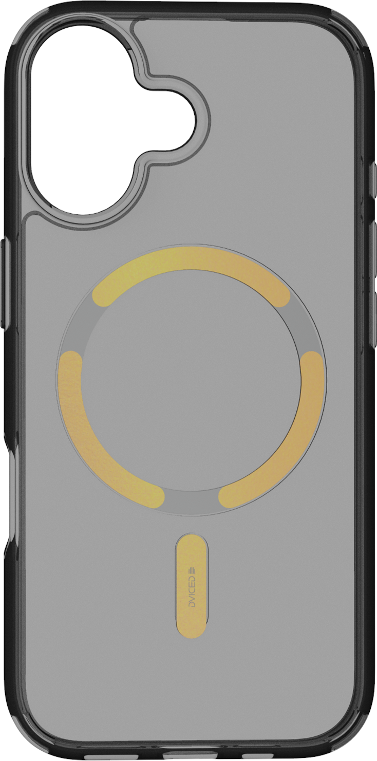 Dviced MagSafe iPhone 17 smoke case - Gold