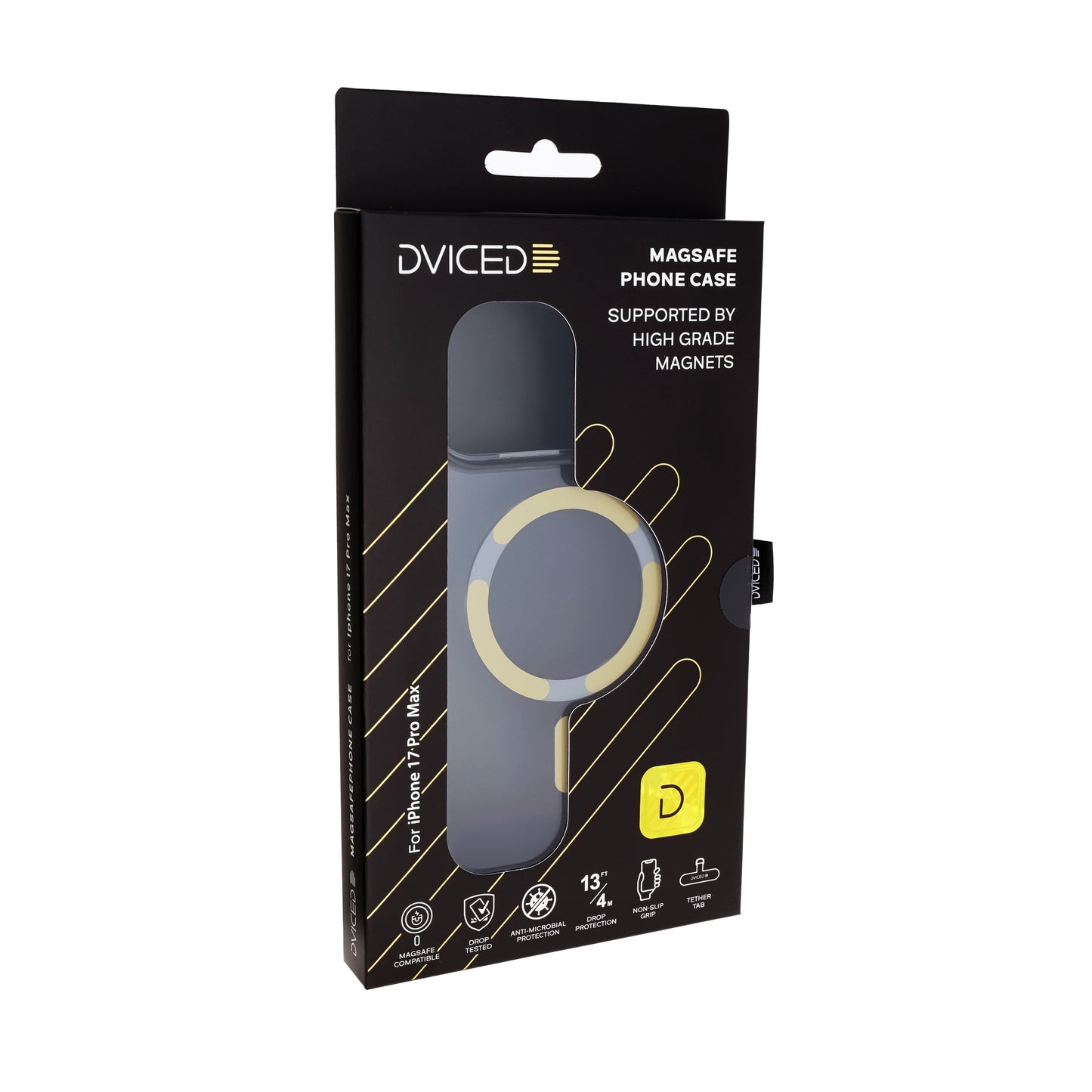 Dviced MagSafe iPhone 17 Pro Max smoke case - Gold