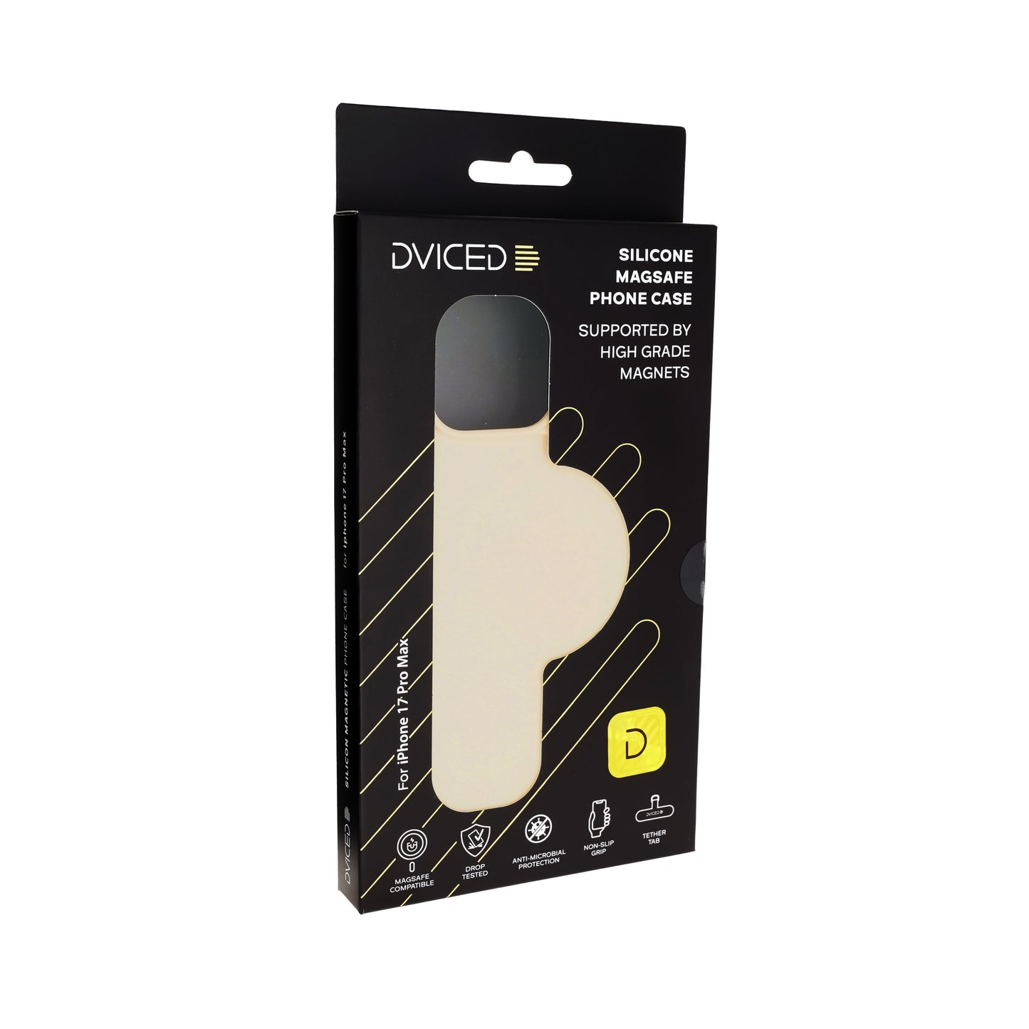 Dviced Silicone MagSafe iPhone 17 Pro Max case - Beige