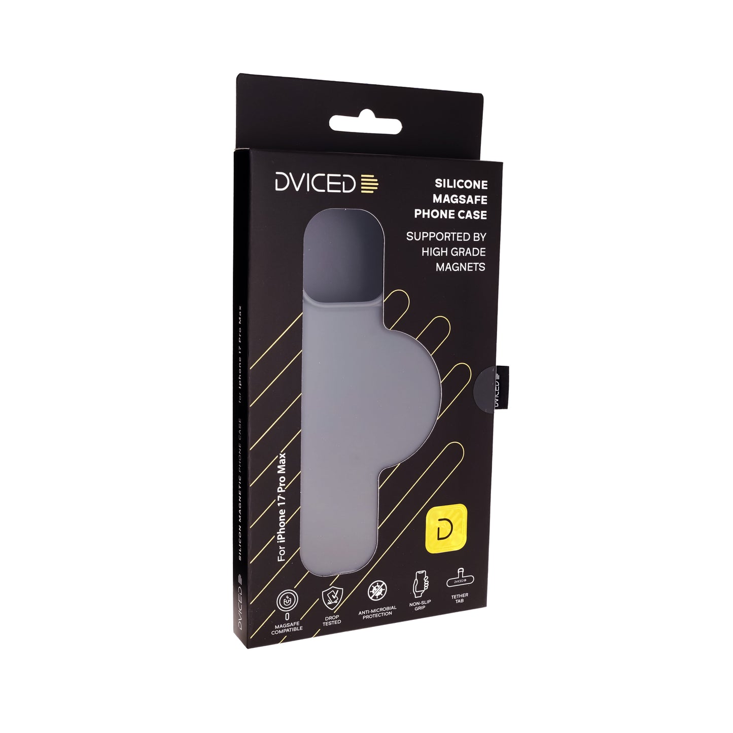 Dviced Silicone MagSafe iPhone 17 Pro Max case - Grey