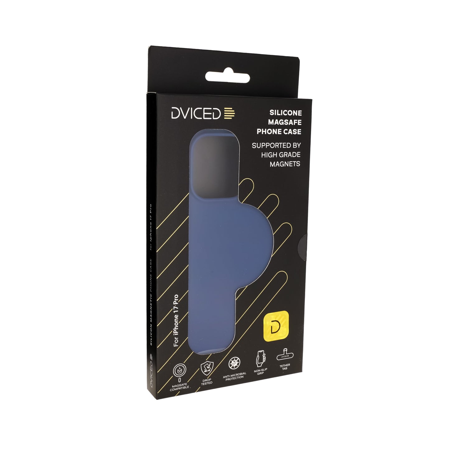 Dviced Silicone MagSafe iPhone 17 Pro case - Blue