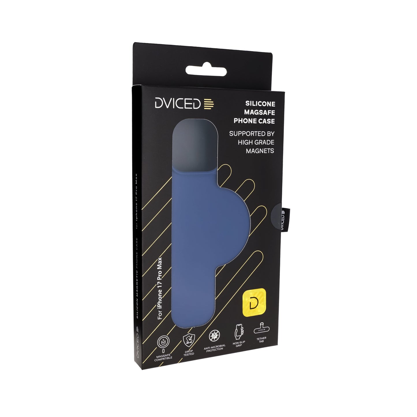 Dviced Silicone MagSafe iPhone 17 Pro Max case - Blue