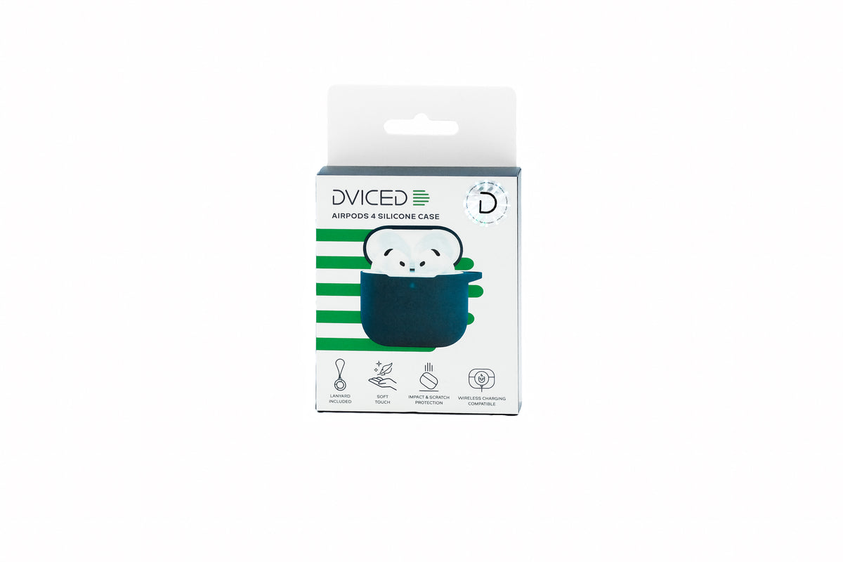 Dviced AirPods 4 Silicone Case - Blue - iSTYLE.mk