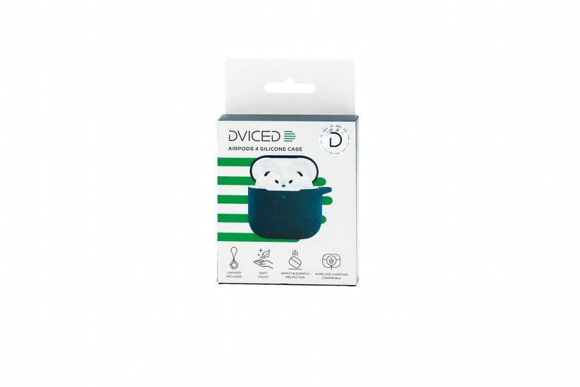 Dviced AirPods 4 Silicone Case - Blue - iSTYLE.mk