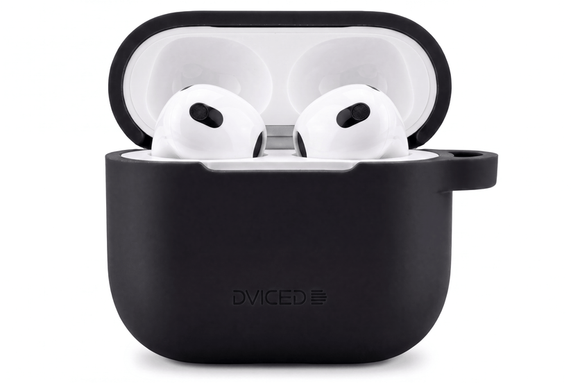 Dviced AirPods 4 Silicone Case - Black - iSTYLE.mk