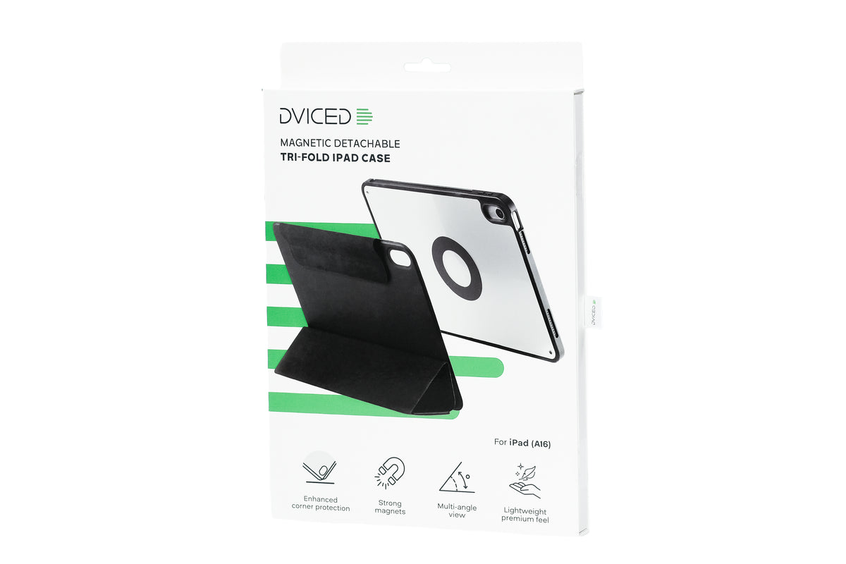 Dviced Hybrid case for iPad (A16) - Black - iSTYLE.mk