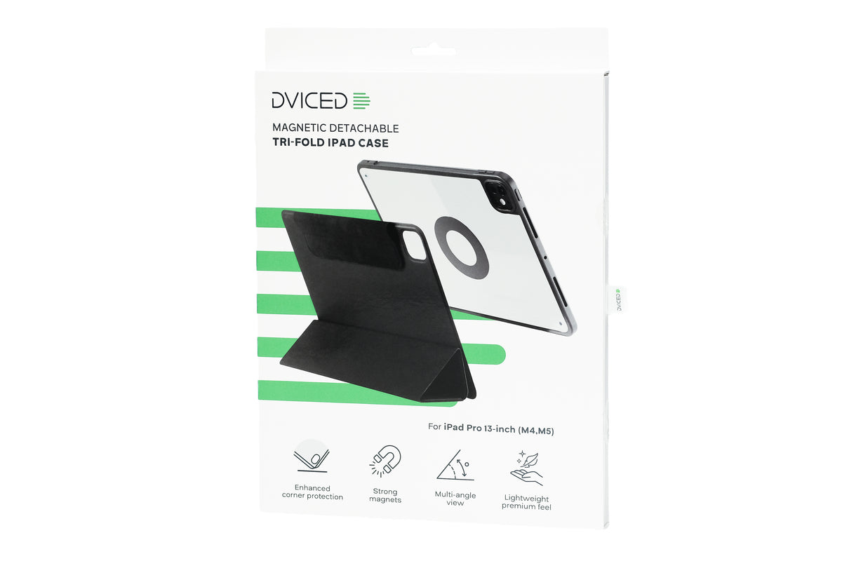 Dviced Hybrid case for iPad Pro 13-inch (M4,M5) - Black - iSTYLE.mk