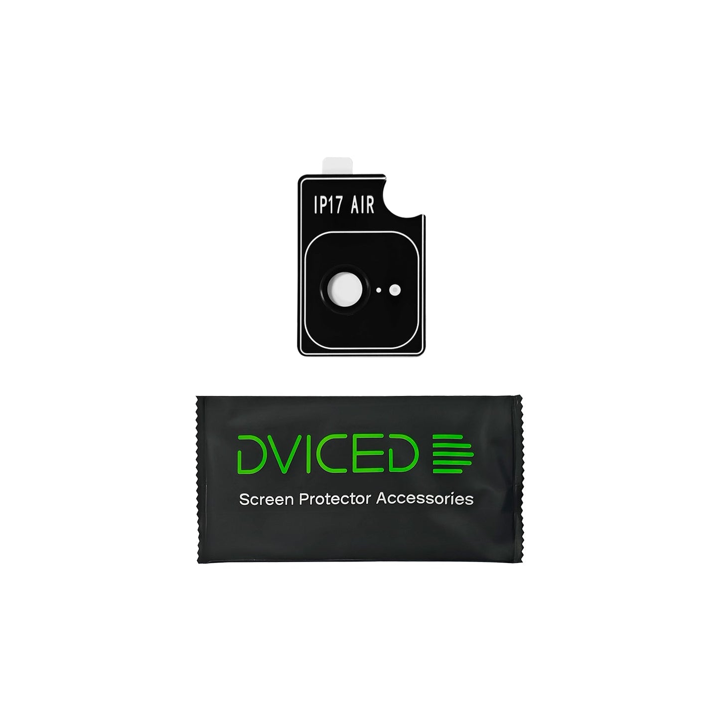Dviced Tempered glass camera protector for iPhone 17 Air with applicator