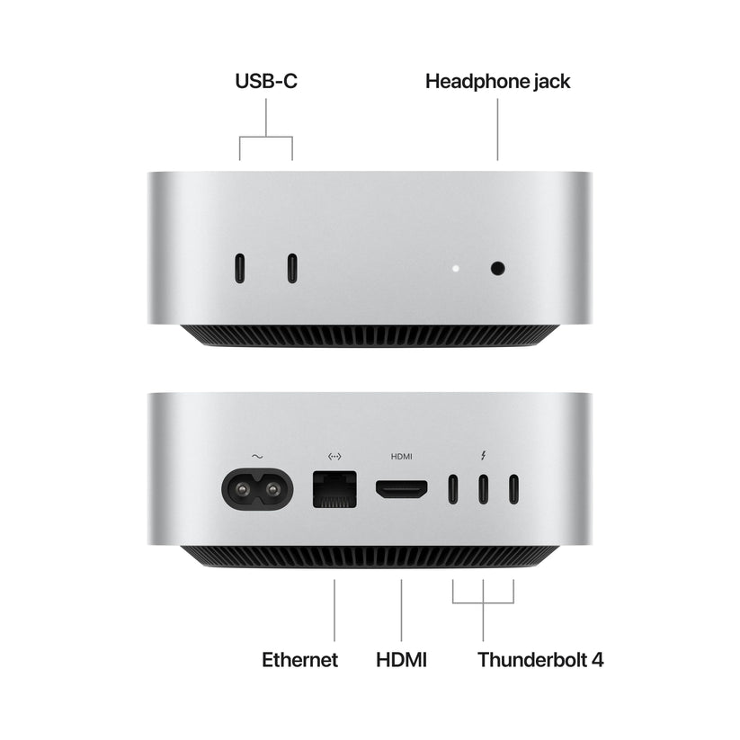 Mac mini M4 Apple M4 chip with 10-core CPU and 10-core GPU 24GB 2TB 10ETH