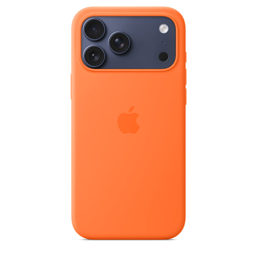 iPhone 17 Pro Max Silicone Case with MagSafe – Orange - iSTYLE MK