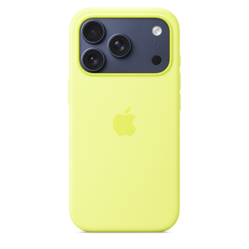 iPhone 17 Pro Silicone Case with MagSafe – Neon Yellow - iSTYLE MK