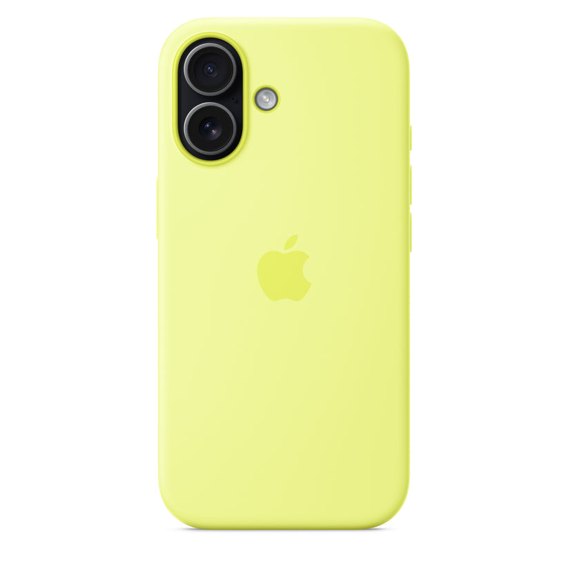 iPhone 17 Silicone Case with MagSafe - Neon Yellow - iSTYLE MK