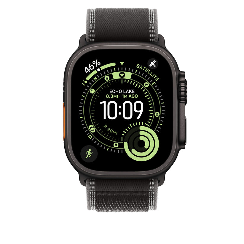 49mm Black/Charcoal Trail Loop - S/M - Black Titanium Finish - iSTYLE MK