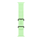 49mm Neon Green Ocean Band - Black Titanium Finish - iSTYLE MK