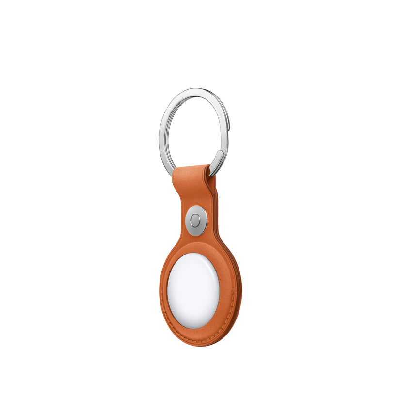 AirTag FineWoven Key Ring - Fox Orange - iSTYLE MK